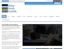 Tablet Screenshot of enjoynorthnorfolk.com